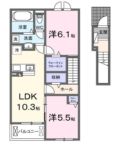 八街市八街ほのアパート