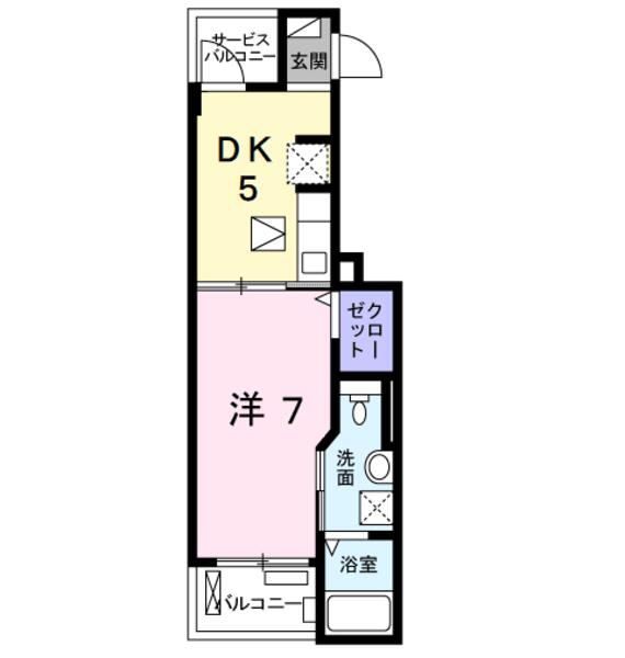 成田市並木町のアパート