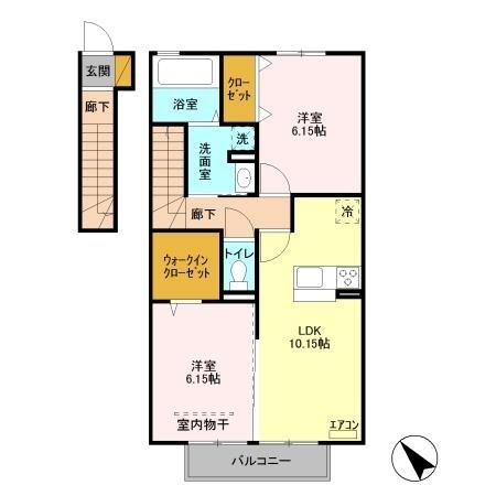 四街道市栗山のアパート