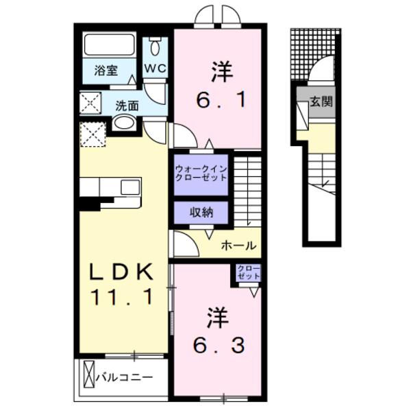 八街市八街にのアパート