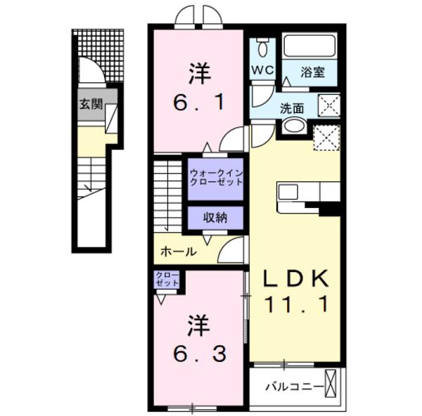 八街市八街にのアパート