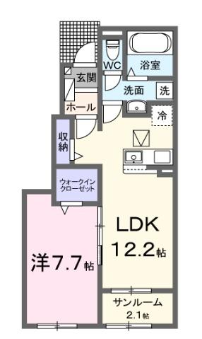 四街道市鹿渡のアパート