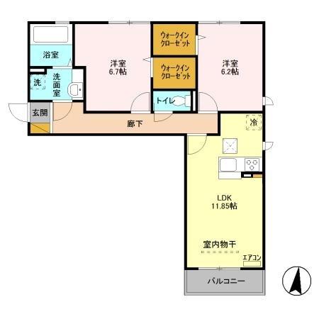 佐倉市寺崎北２丁目のアパート