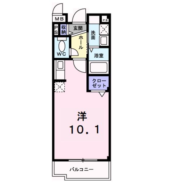 成田市飯田町のマンション(間取り)
