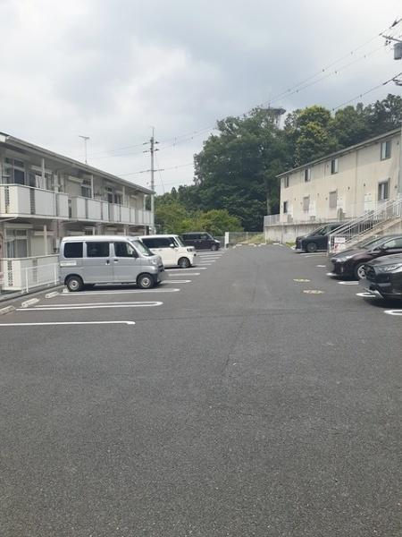 佐倉市城のアパート(駐車場)