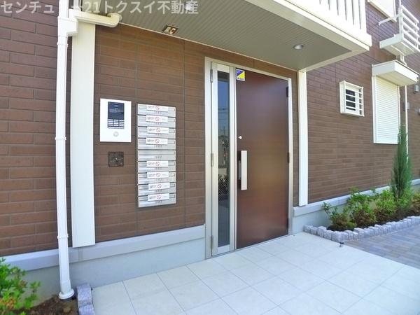 佐倉市寺崎北2丁目のアパート(エントランス)