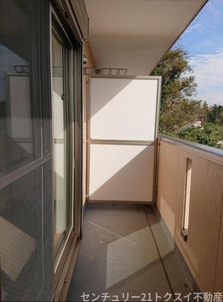 佐倉市下志津のアパート(バルコニー)