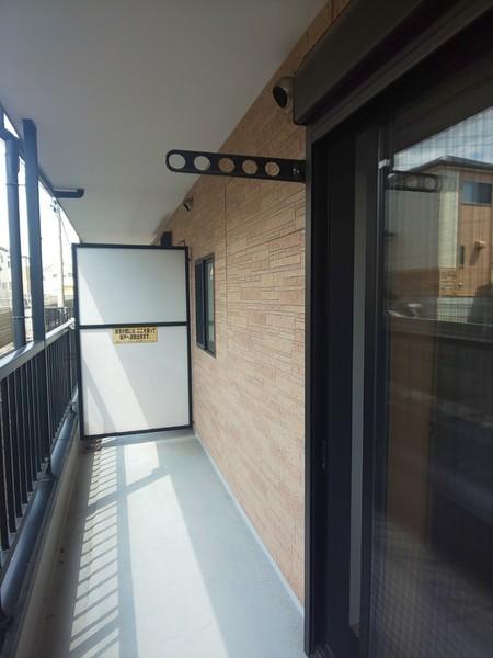 佐倉市上志津のアパート(バルコニー)