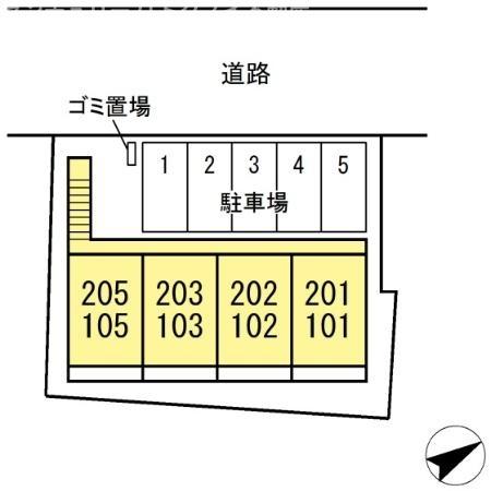 印旛郡酒々井町中央台1丁目のアパート(その他)