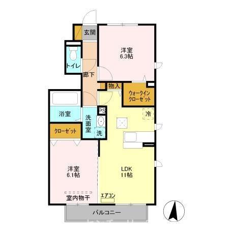 佐倉市六崎のアパート