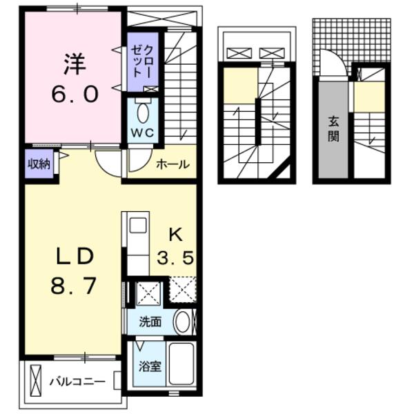 佐倉市上志津のアパート