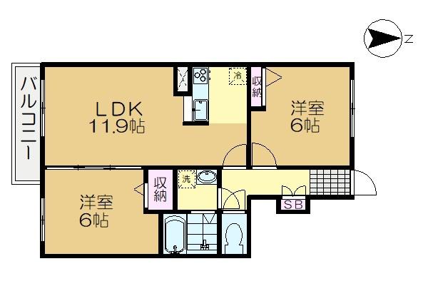 佐倉市寺崎北３丁目のアパート