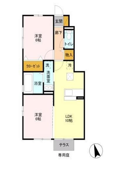 佐倉市城のアパート