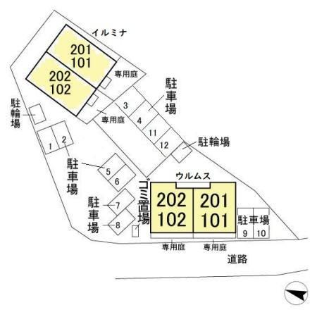 佐倉市城のアパート