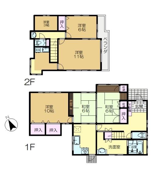 佐倉市大佐倉　貸家
