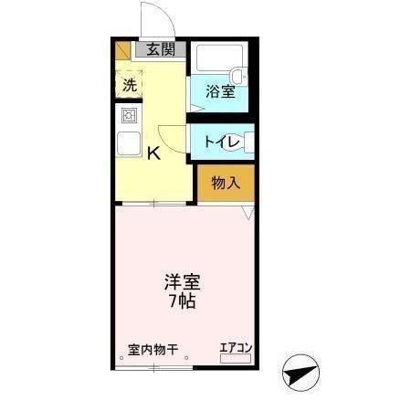 佐倉市城のアパート