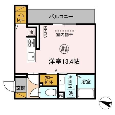 印旛郡酒々井町中川のアパート