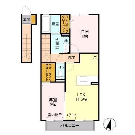 佐倉市六崎のアパート