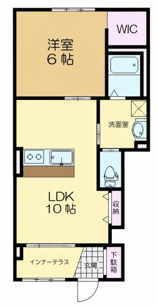四街道市和良比のアパート