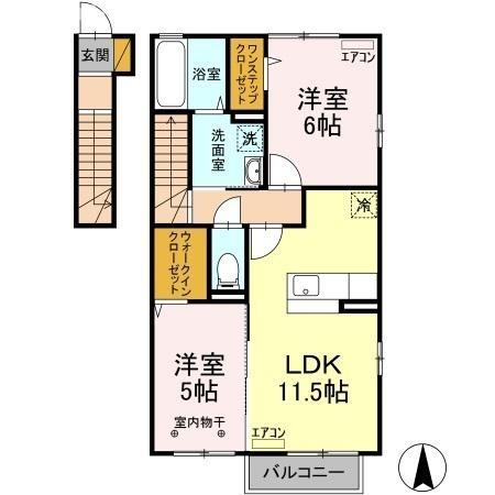 佐倉市六崎のアパート