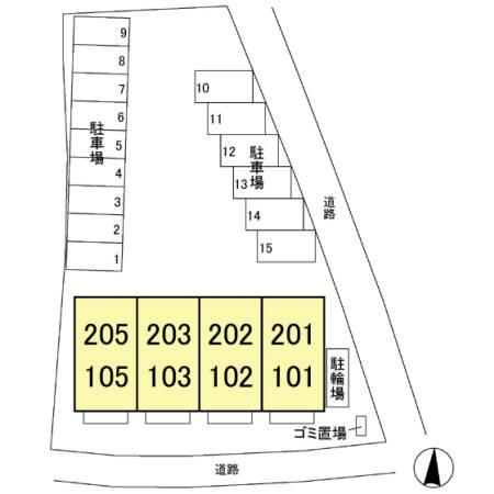 佐倉市六崎のアパート