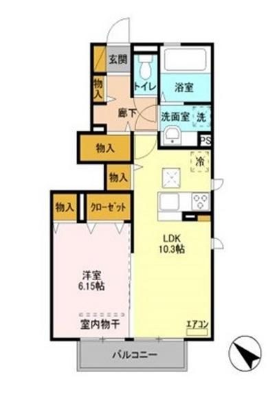 佐倉市寺崎北２丁目のアパート