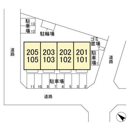 佐倉市寺崎北２丁目のアパート