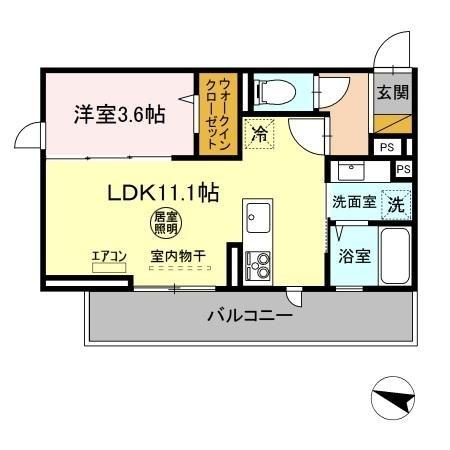 印旛郡酒々井町中川のアパート