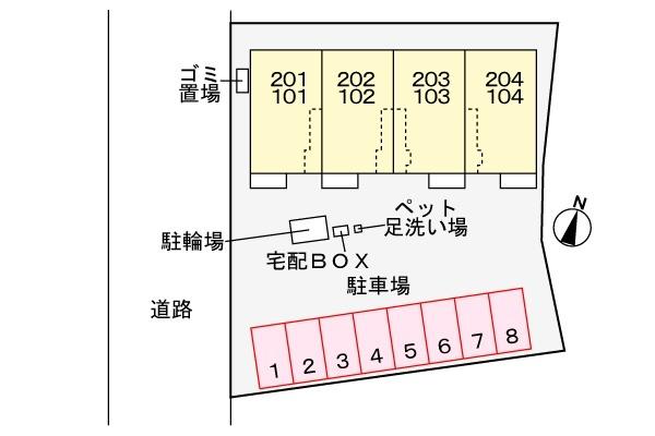 佐倉市城のアパート
