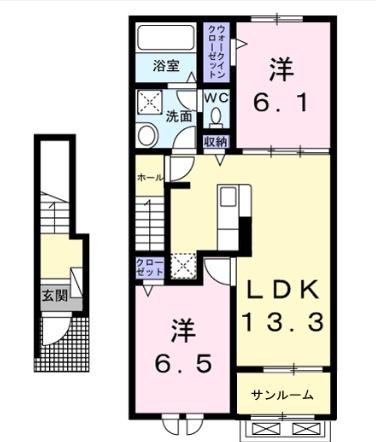 八街市八街のアパート