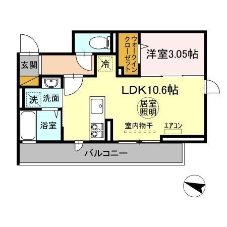 印旛郡酒々井町中川のアパート