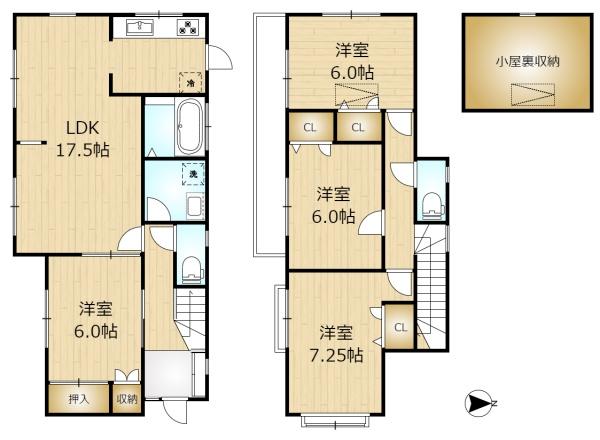 横浜市港北区新吉田東５丁目の貸家