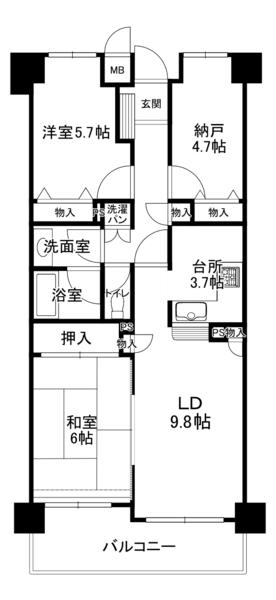 王寺アーバンコンフォート403
