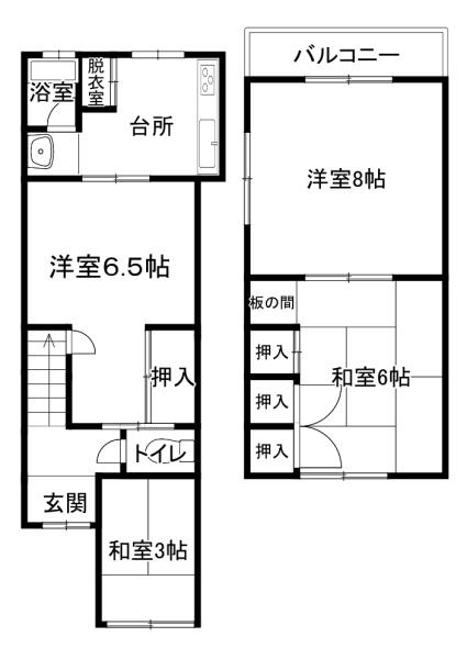 北葛城郡王寺町畠田３丁目の貸家