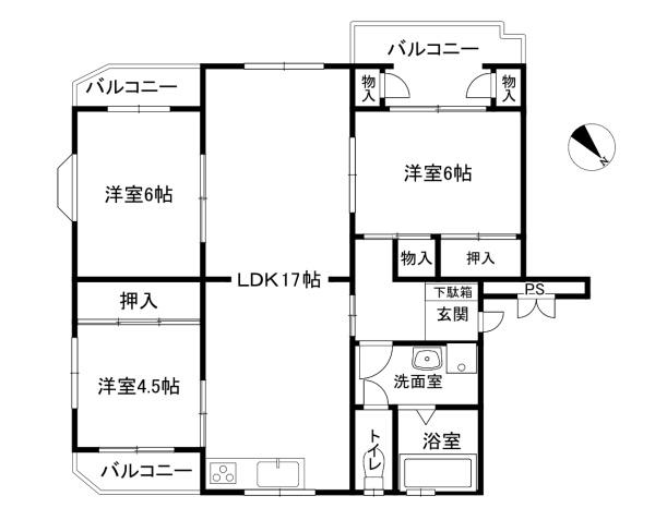 生駒市東生駒月見町のマンション