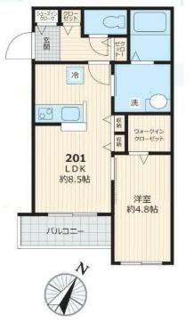 大田区下丸子４丁目のアパート