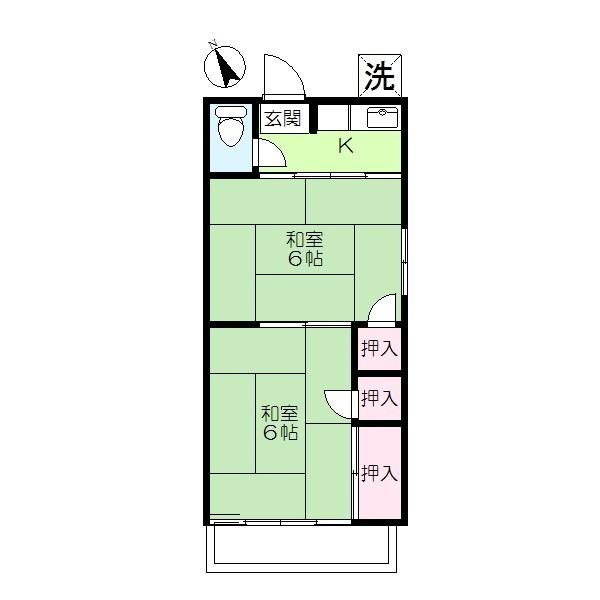 舘野荘(間取り)