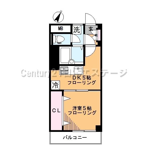 シャンボール旗の台