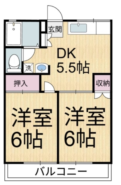 草加市氷川町のアパート