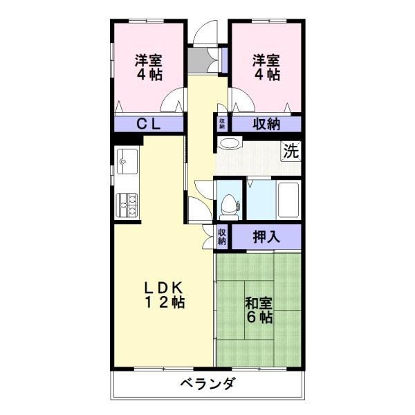 サンハートハイツ(間取り)