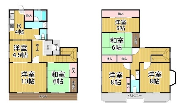 中山桜台2丁目貸家