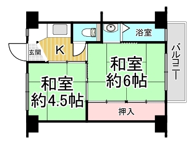 ビレッジハウス鴻池1号棟