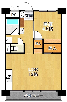 ビレッジハウス南清水タワー1号棟