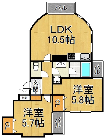 ベル松並町