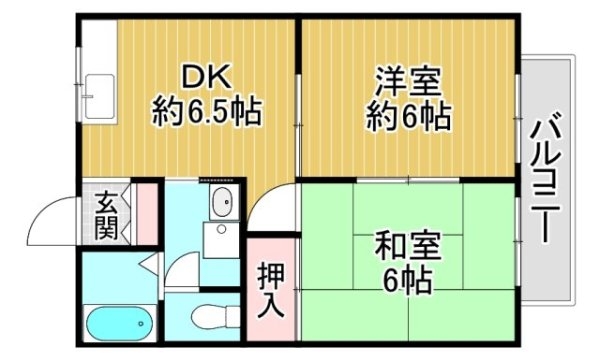 宝塚市小林４丁目のハイツ