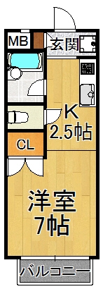 西宮市仁川町３丁目のハイツ