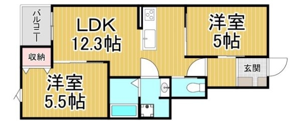 イーリスハイツ富松
