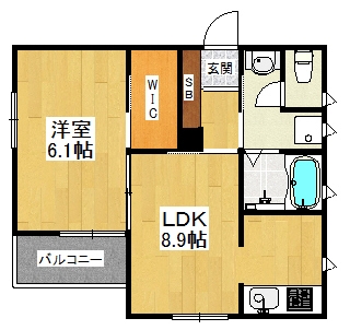 西宮市中須佐町のハイツ