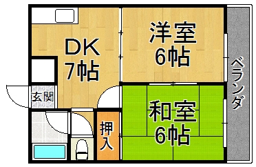 西宮市深津町のハイツ