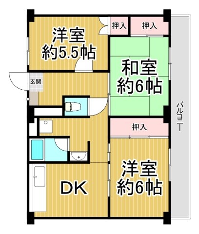 ビレッジハウス山本2号棟